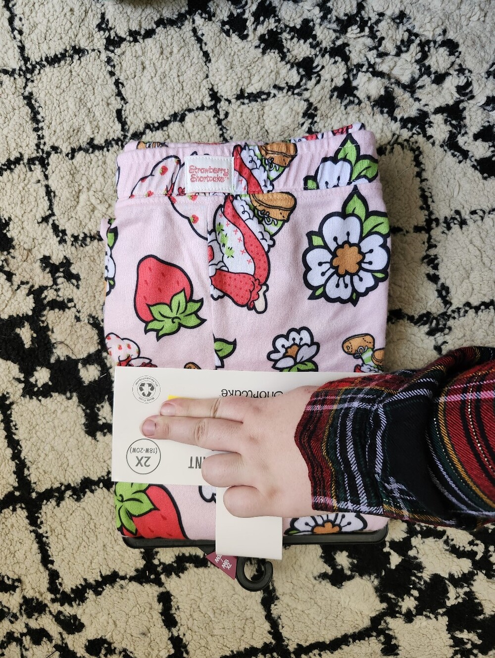 Strawberry Shortcake Pink Berry Cozy Pajama PJ Pants 2x